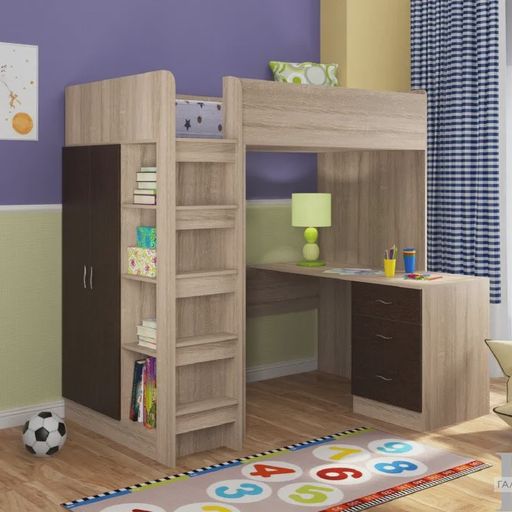 Кровать-чердак «Теремок-3»